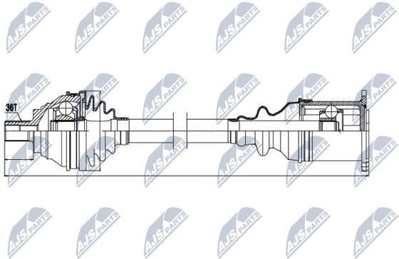 Drive shaft complete NPW-VW-039 - image 2