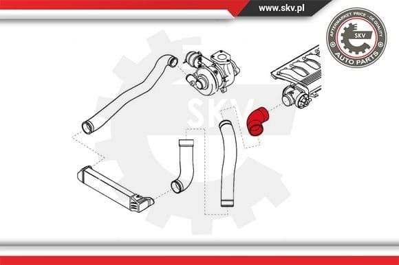 Charge Air Hose 24SKV701 - image 4