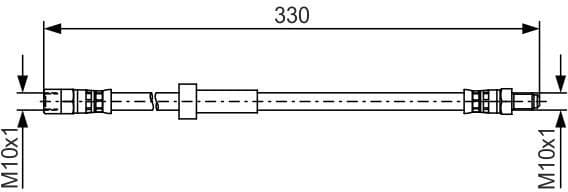 Brake Hose 1 987 481 493