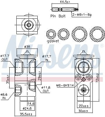 Expansion Valve, air conditioning ** FIRST FIT ** 999415 - image 6