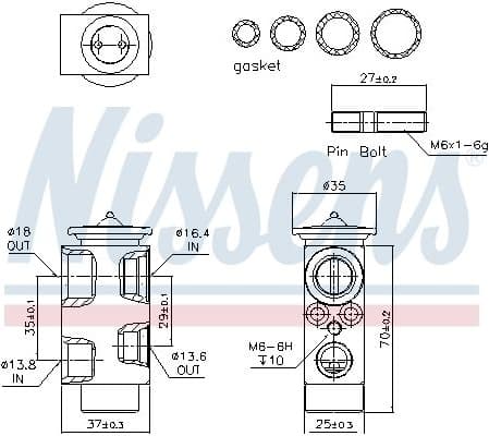Expansion Valve, air conditioning ** FIRST FIT ** 999222 - image 6