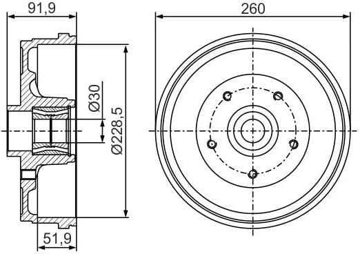 Brake Drum 0986477283 - image 5