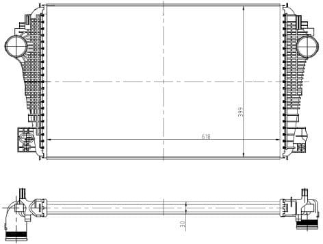 Charge Air Cooler 309038