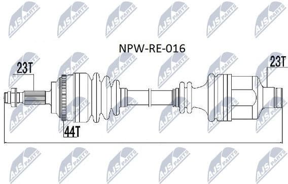 Drive Shaft NPW-RE-016