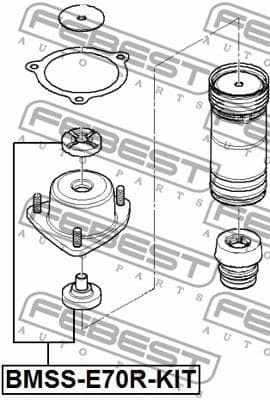 Shock absorber mounting rear AD-BM-010F - image 2