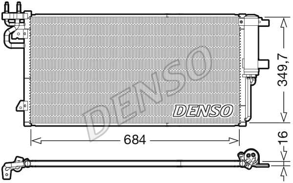 Condenser, air conditioning DCN10045