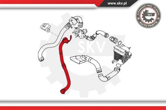 Charge Air Hose 24SKV662 - image 3