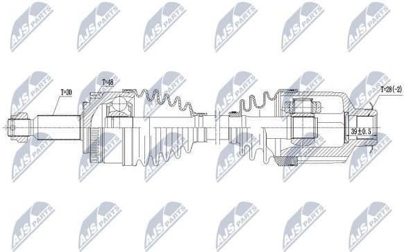 Drive Shaft NPW-KA-342 - image 4