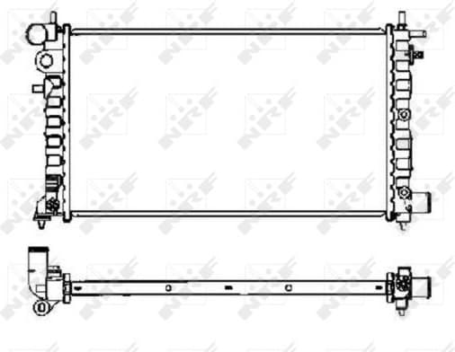 Radiator, engine cooling EASY FIT 58068 - image 4