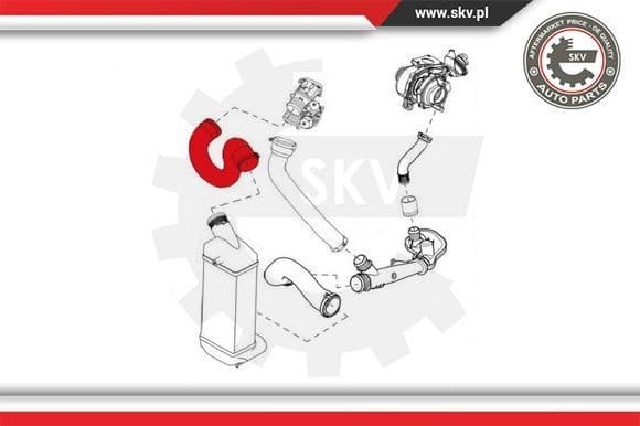 Charge Air Hose 43SKV033 - image 4