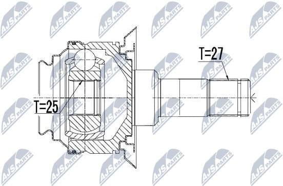 Joint Kit, drive shaft NPW-BM-070 - image 2
