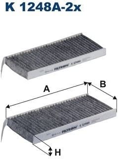 Filter, cabin air K1248A-2X
