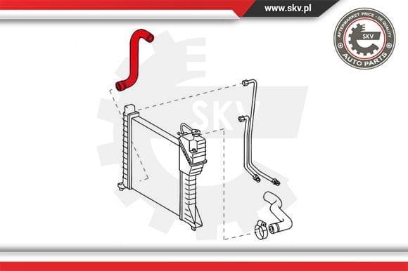 Radiator Hose 43SKV714 - image 4