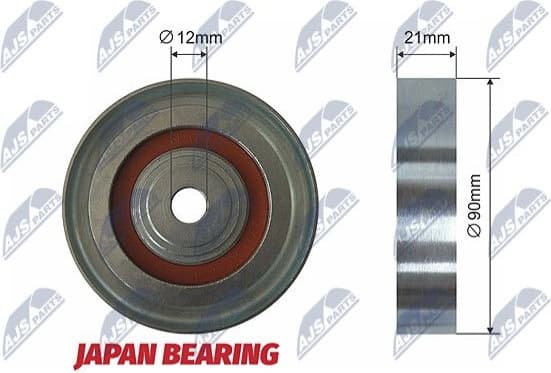 Deflection/Guide Pulley, V-ribbed belt RNK-TY-028