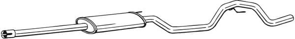 Centre Muffler 292-039