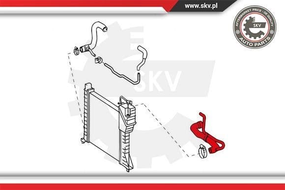 Radiator Hose 43SKV722 - image 4