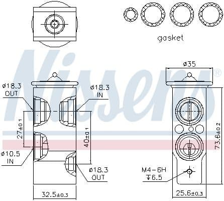 Expansion Valve, air conditioning ** FIRST FIT ** 999249 - image 6
