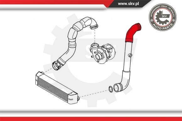 Charge Air Hose 24SKV858 - image 4