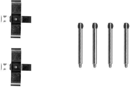 Accessory Kit, disc brake pad 1 987 474 180