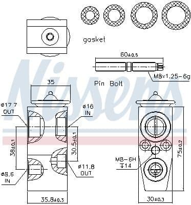 Expansion Valve, air conditioning ** FIRST FIT ** 999285 - image 6