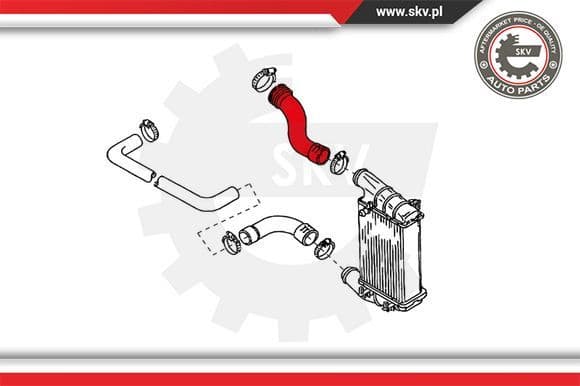 Charge Air Hose 24SKV199 - image 4