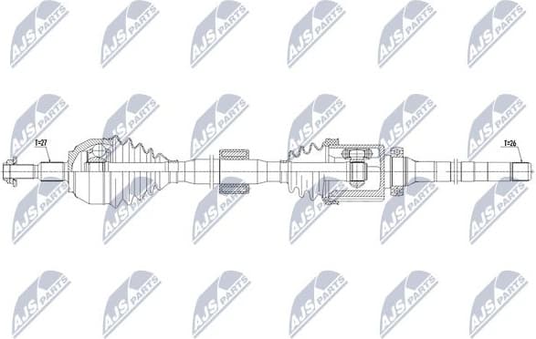 Drive Shaft NPW-FR-107