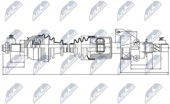 Drive Shaft NPW-BM-021 - image 4