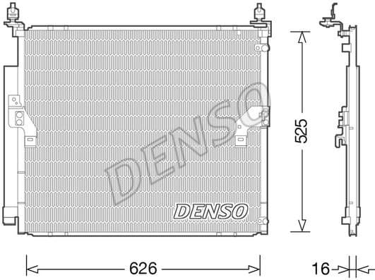 Condenser, air conditioning DCN50034