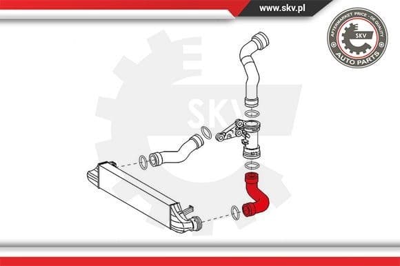 Charge Air Hose 24SKV620 - image 4