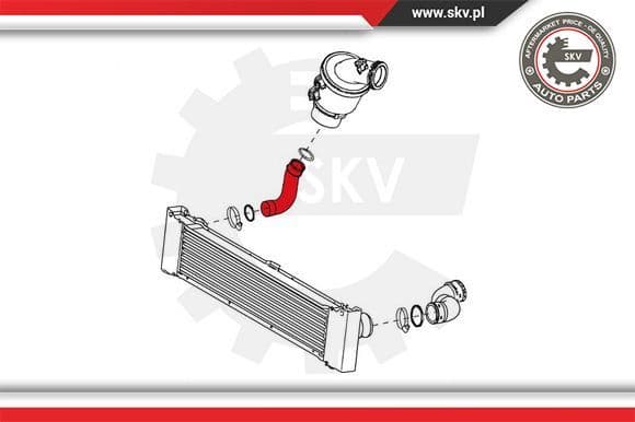 Charge Air Hose 24SKV764 - image 3