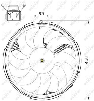 Fan, engine cooling 47506 - image 3