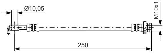 Brake Hose 1 987 481 434