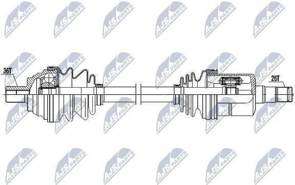Drive Shaft NPW-VW-052 - image 4