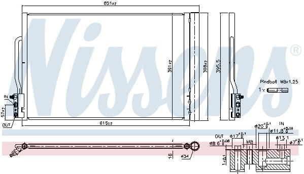 Condenser, air conditioning ** FIRST FIT ** 941088 - image 2
