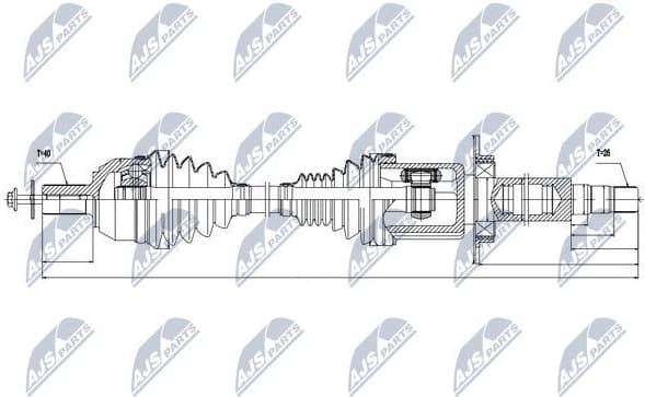 Drive shaft complete NPW-VV-032 - image 3