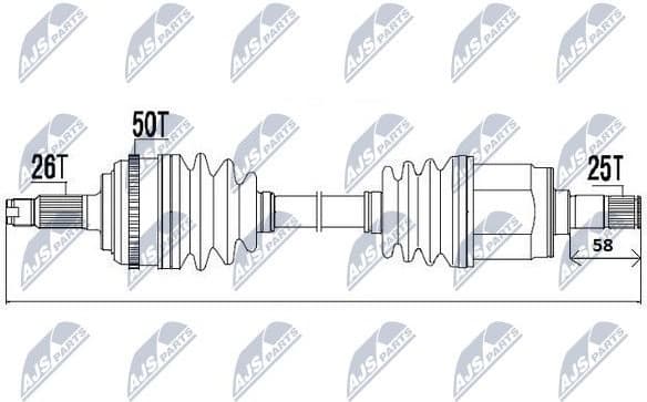 Drive Shaft NPW-HD-040 - image 4