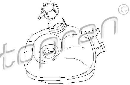 Expansion Tank, coolant 100 165