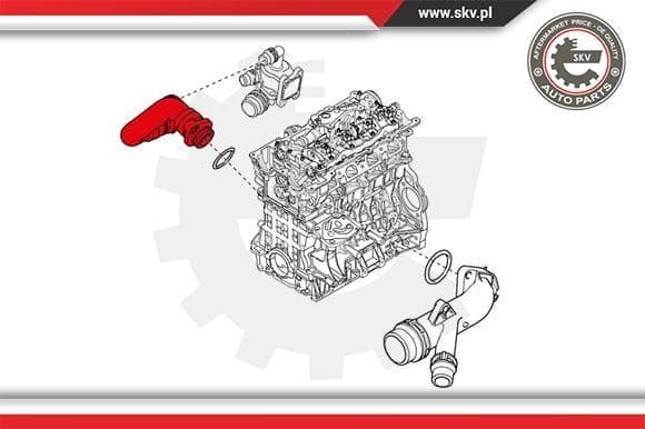 Radiator Hose 24SKV253 - image 4