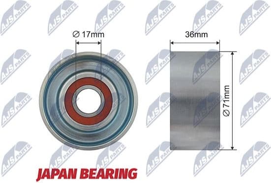 Belt Tensioner, V-ribbed belt RNK-MZ-002