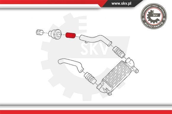 Charge Air Hose 24SKV974 - image 4