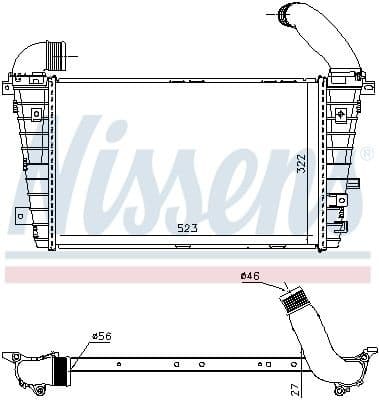 Charge Air Cooler ** FIRST FIT ** 96586
