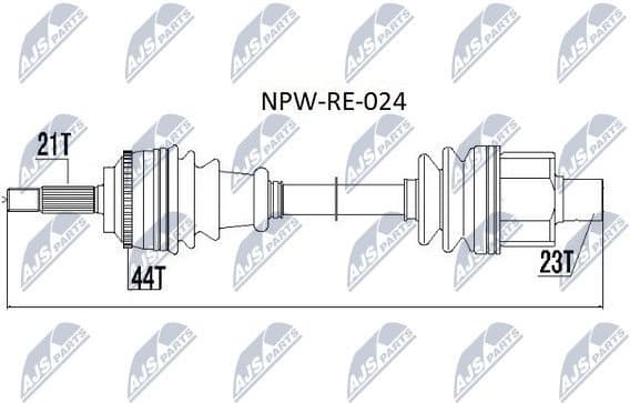Drive Shaft NPW-RE-024