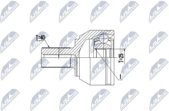 CV joint outer NPZ-VV-022 - image 2