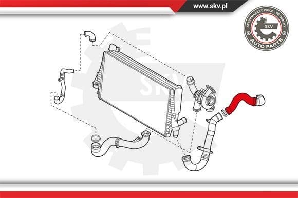 Charge Air Hose 24SKV223 - image 3