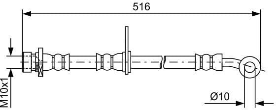 Brake Hose 1 987 481 730