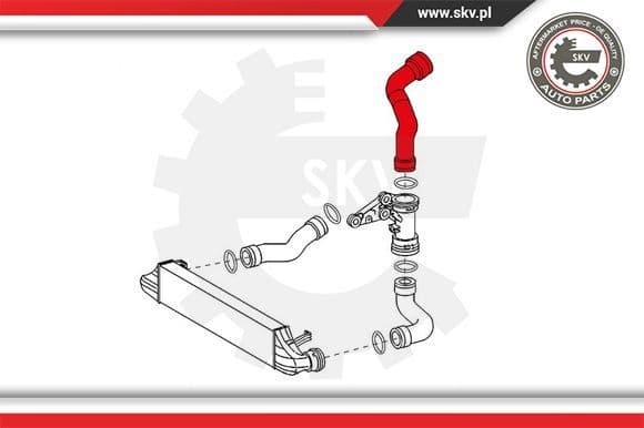Charge Air Hose 24SKV621 - image 4