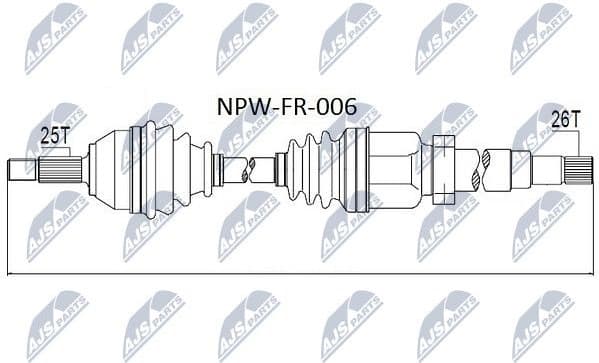 Drive Shaft NPW-FR-006 - image 5