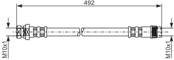 Brake Hose 1 987 481 057