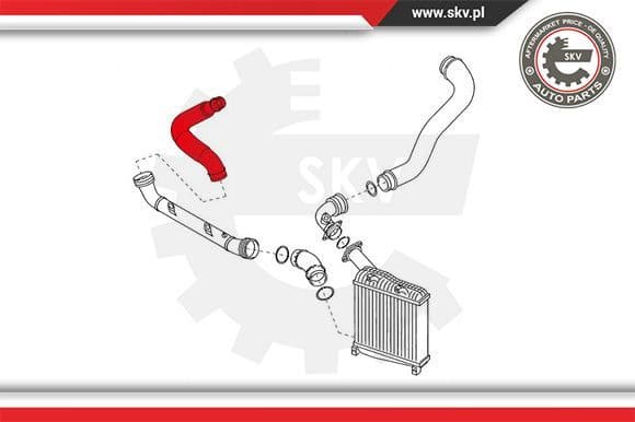 Charge Air Hose 24SKV748 - image 4