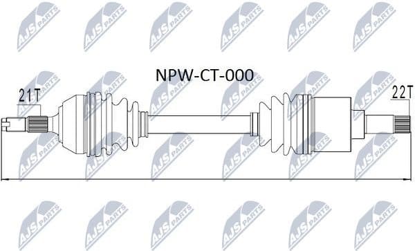 Drive Shaft NPW-CT-000 - image 4